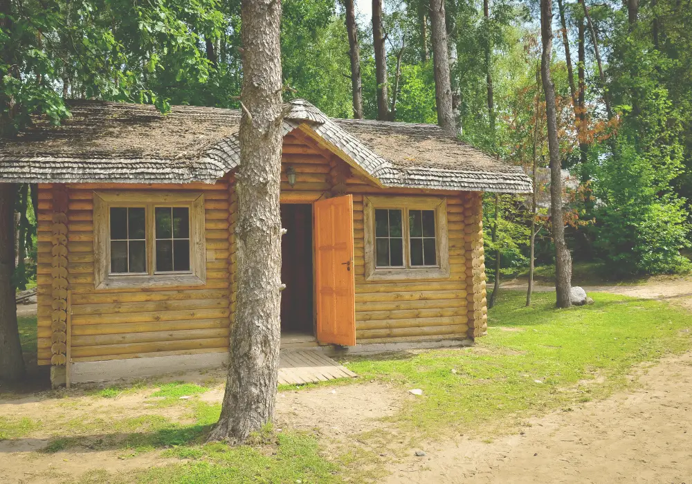 How to unplug - cabin in woods