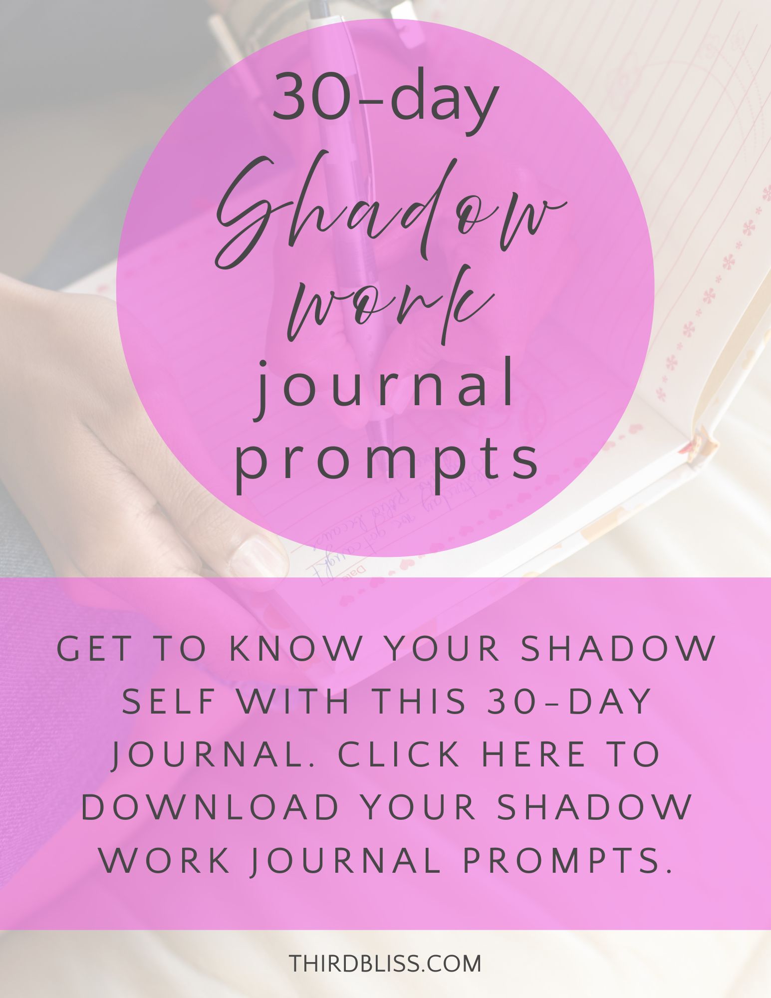 30 day shadow work journal prompts